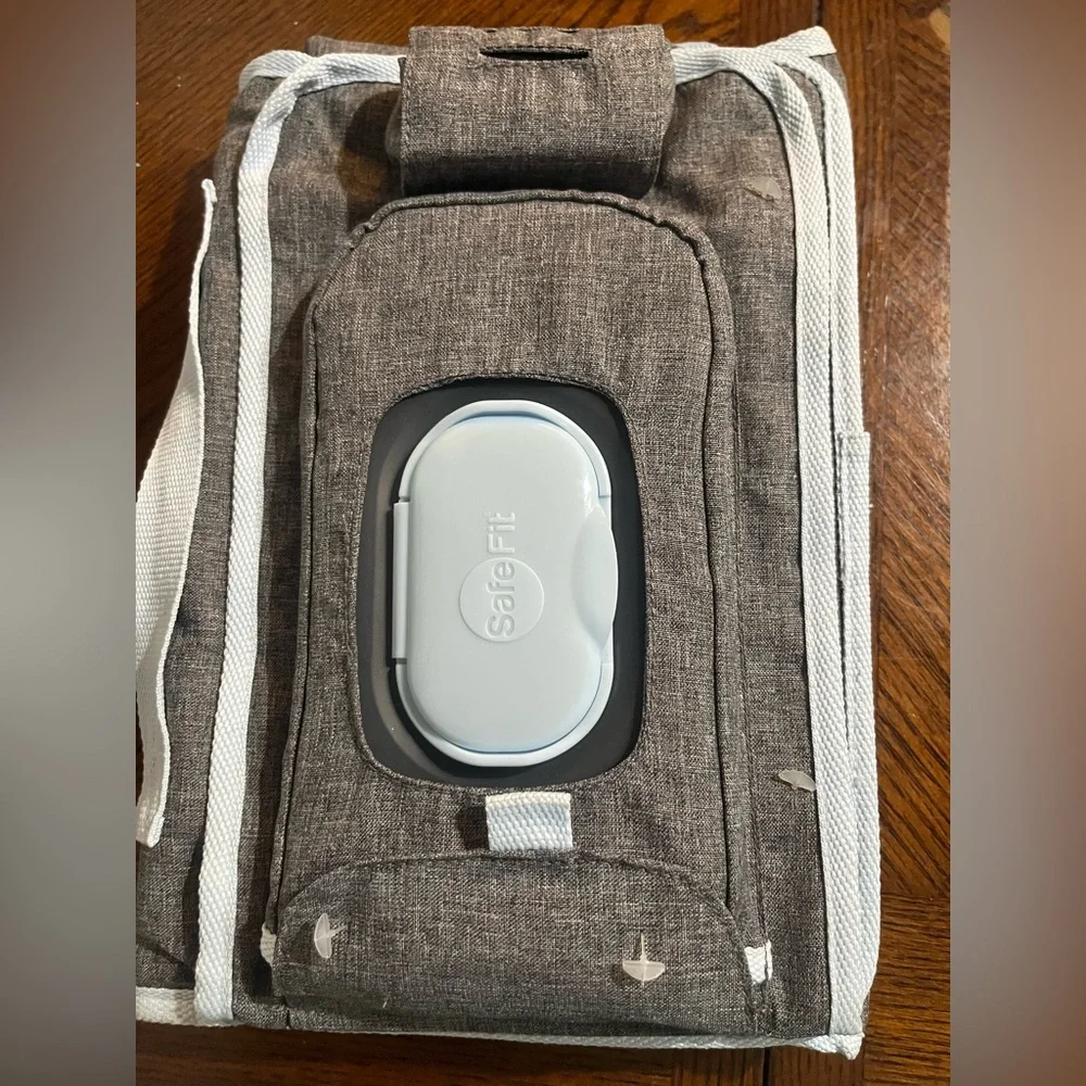 Gray Portable Changing Kit for Kids